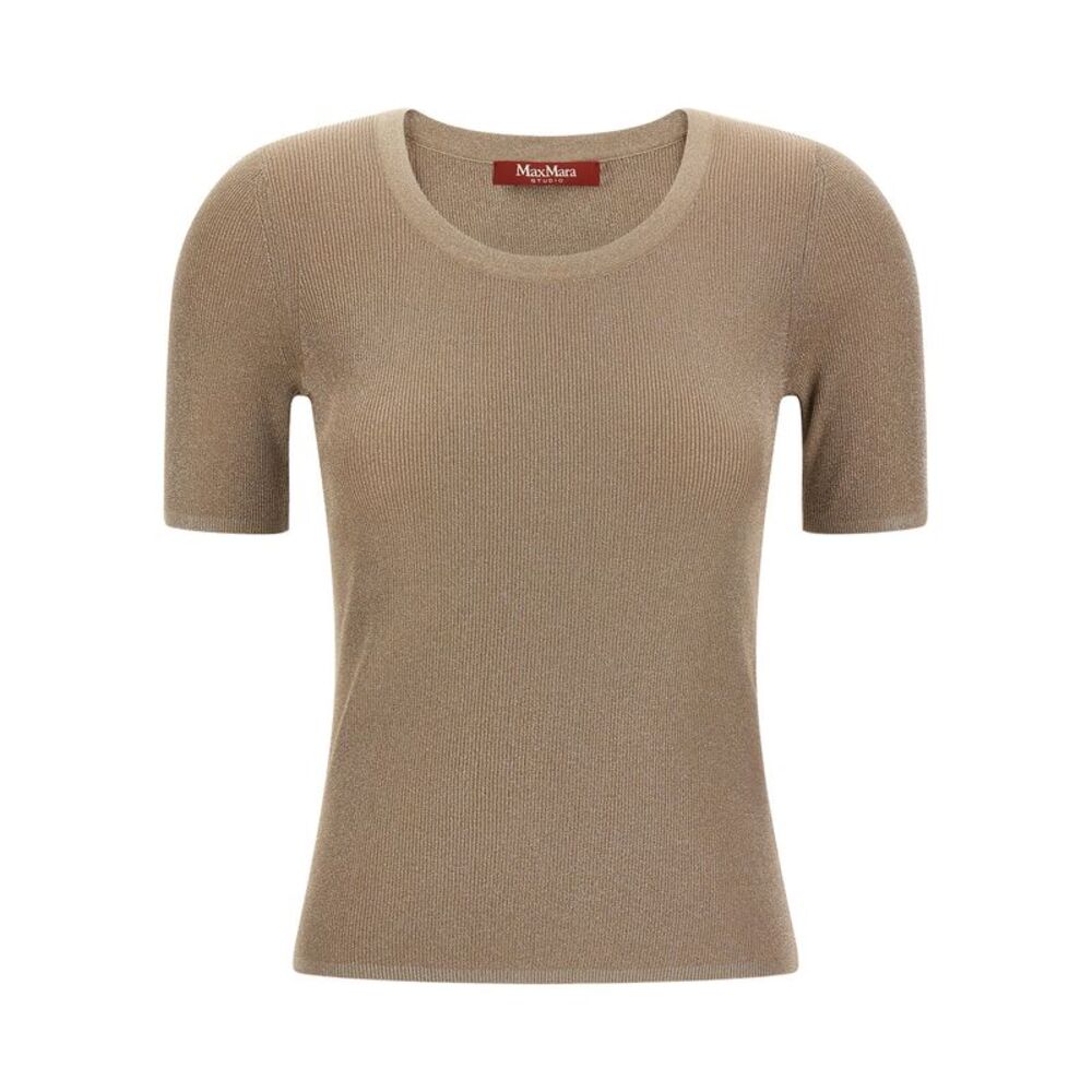 Max Mara Beige Polyamide Women's T-Shirt